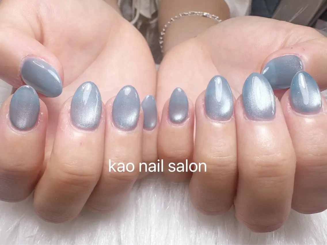 ネイル ハンドネイル kao nail マグネット/長さだしのネイルデザイン