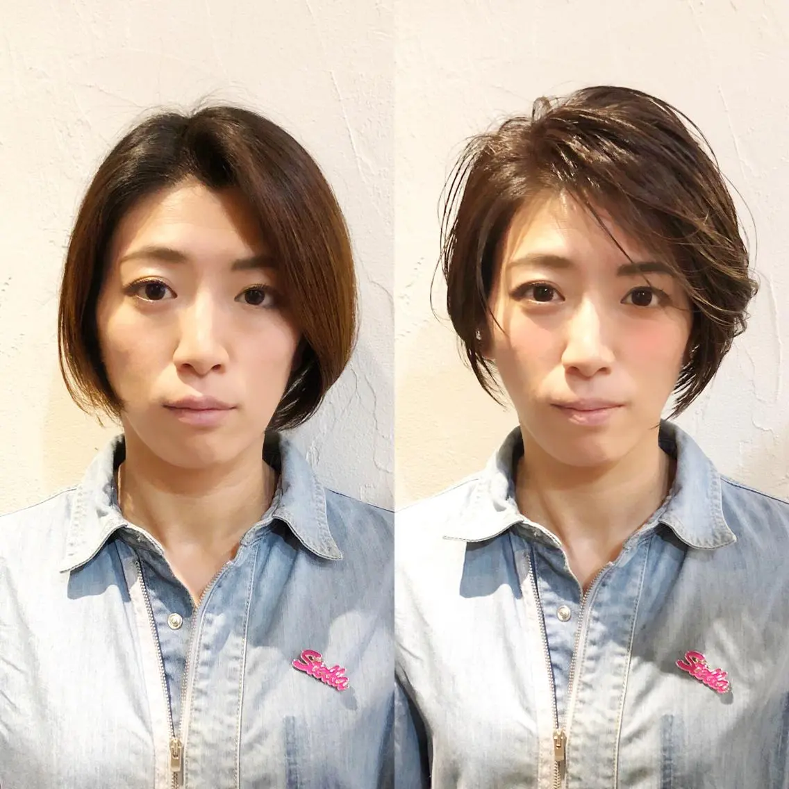 ショート 髪質改善縮毛矯正 専門店のヘアスタイル