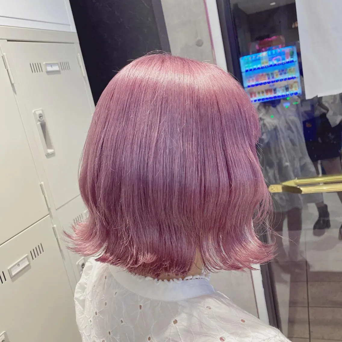 ミディアム 🤍ムラ修正ブリーチ 🤍原宿/YUUのヘアスタイル
