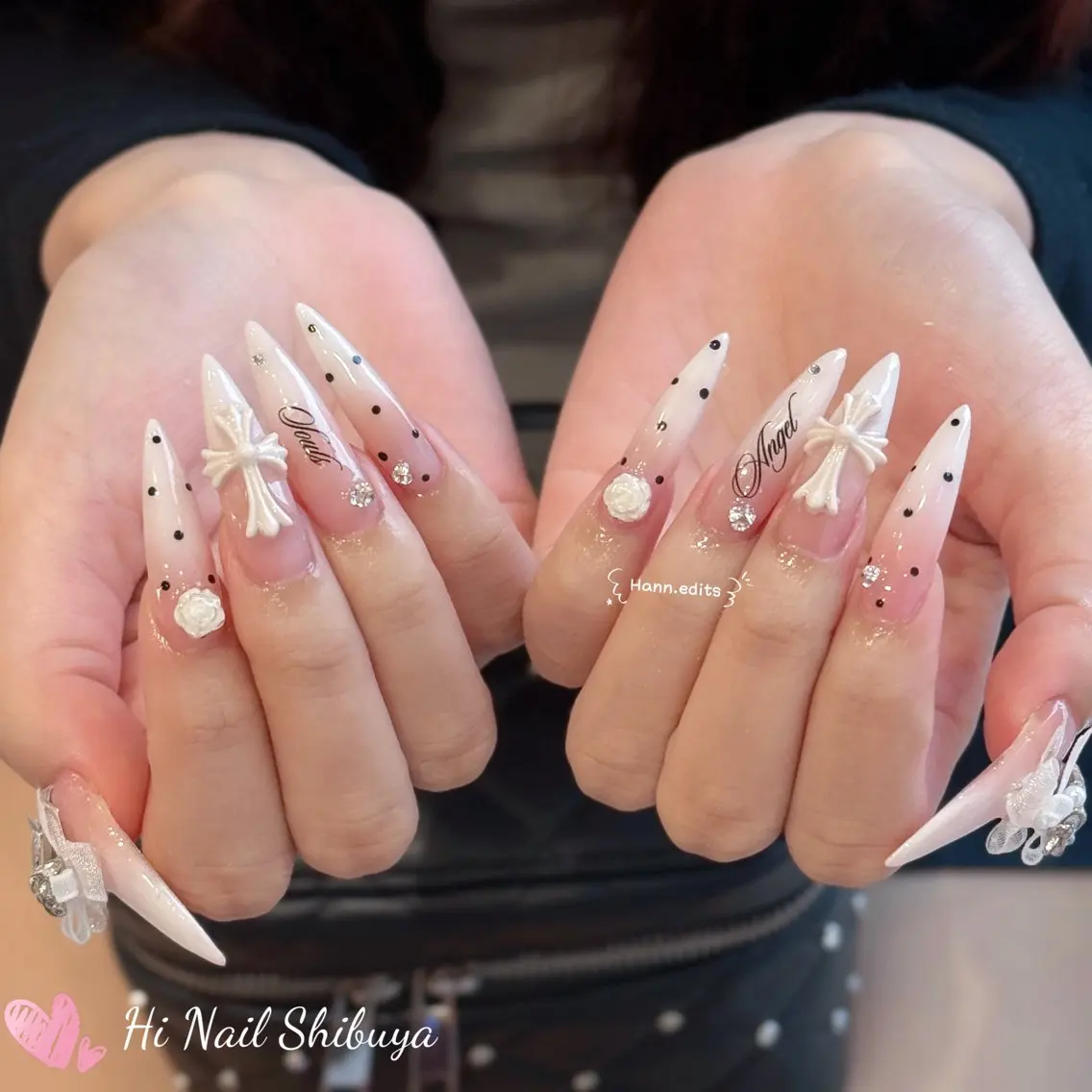 セミロング ハンドネイル Hi Nail 渋谷のネイルデザイン