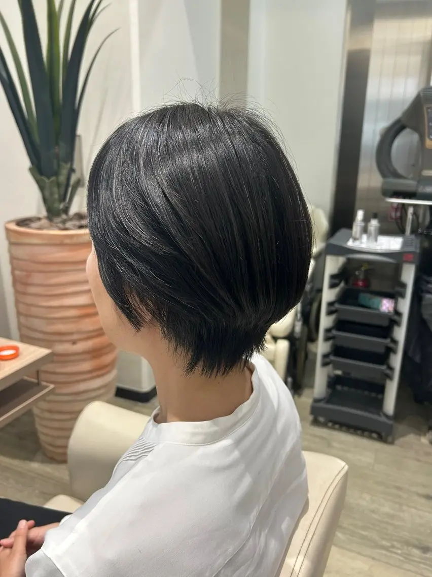 ショート カット 能登 彩穂のヘアスタイル