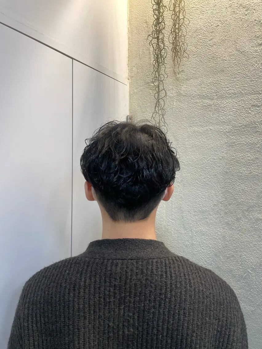 メンズカット+メンズパーマの写真