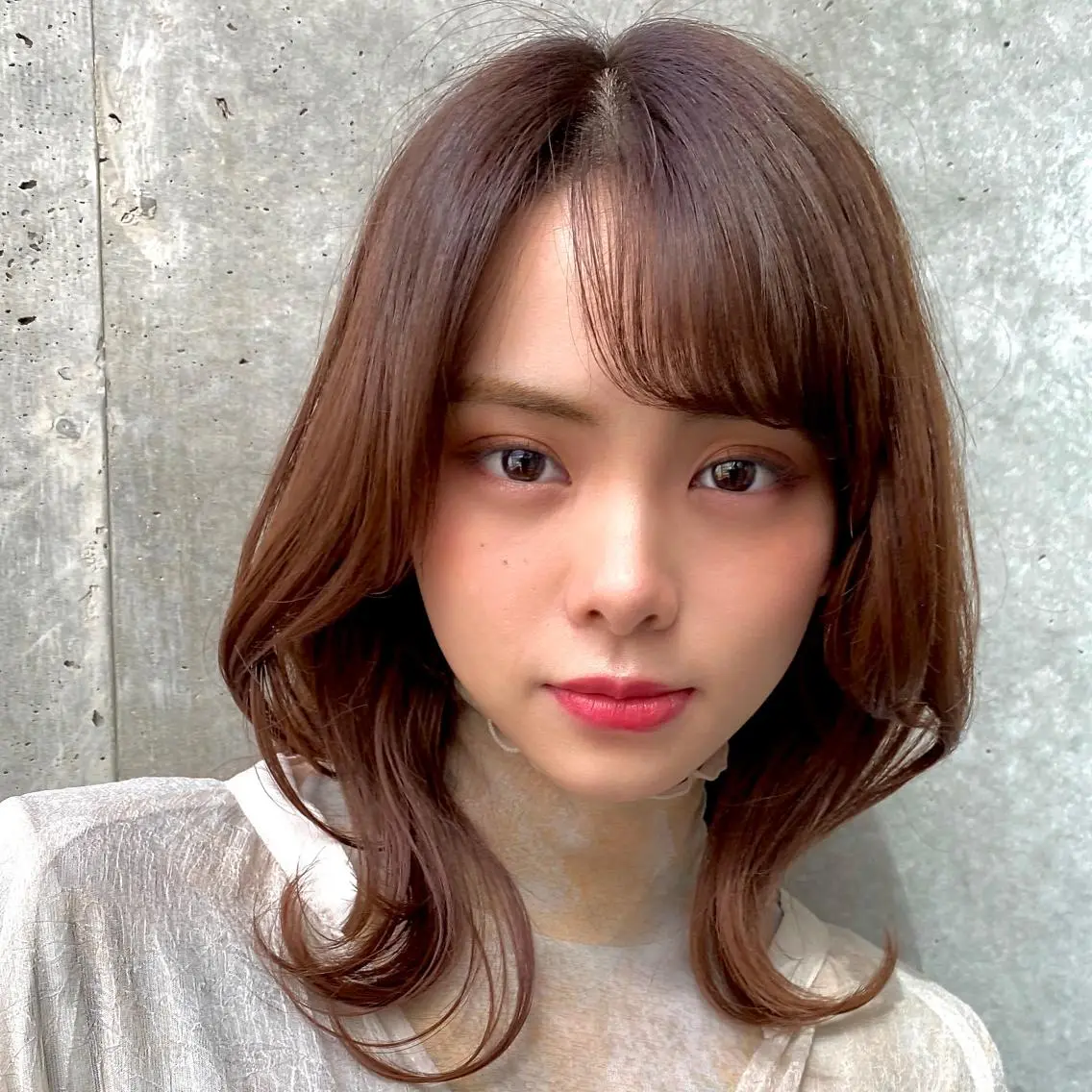 ミディアム くびれヘア 外ハネヘア 愛されヘア♪ 大森春奈のヘアスタイル