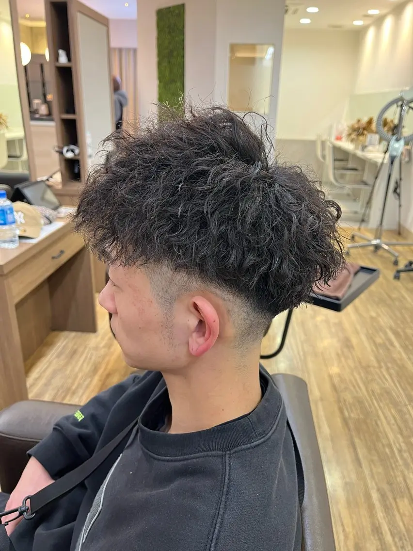 メンズ カット ヘッドスパ 鬼松沙弥 ❤︎メンズパーマのヘアスタイル