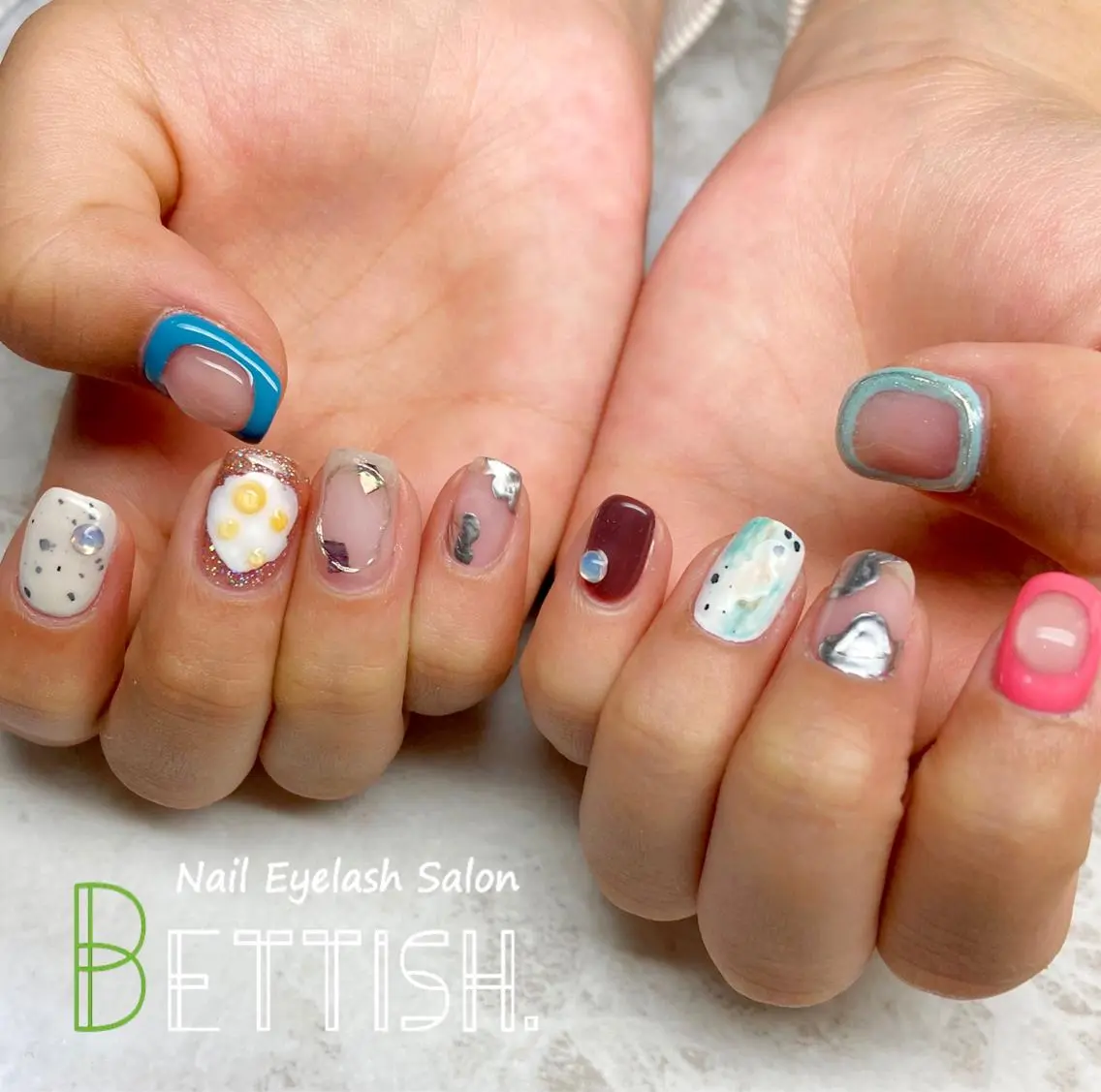 ネイル アートネイル 持ち込み BETTISH. KUMIKO☺︎︎のネイルデザイン