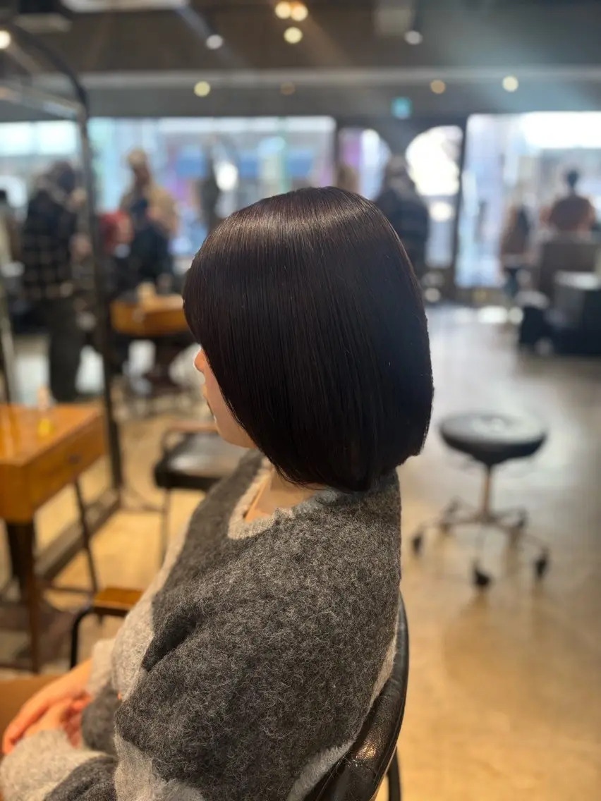 ショート ヘアカラー トリートメント 🌺柔らか透明感 カラー🌊MAMIのヘアスタイル
