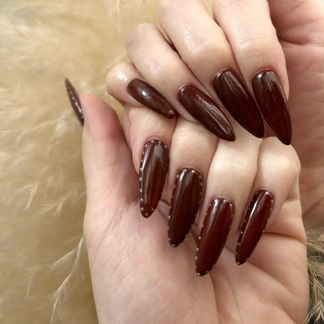 ネイル 長さ出し ワンカラーネイル ネイルチップ ハンドネイル Marina . 豊田🫧nailのネイルデザイン