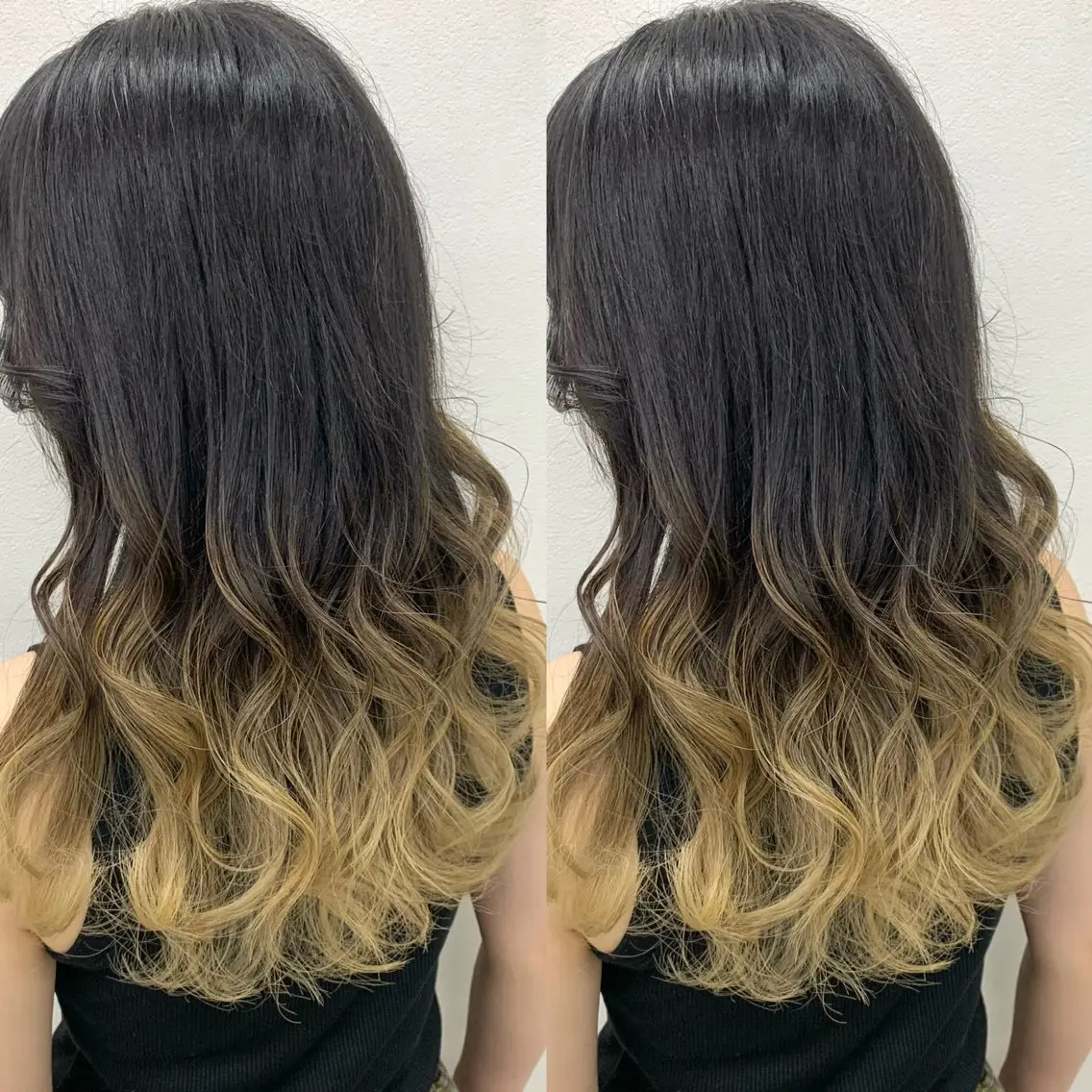 ロング カット ヘアカラー ブリーチ無しカラー✨ 美鈴のヘアスタイル