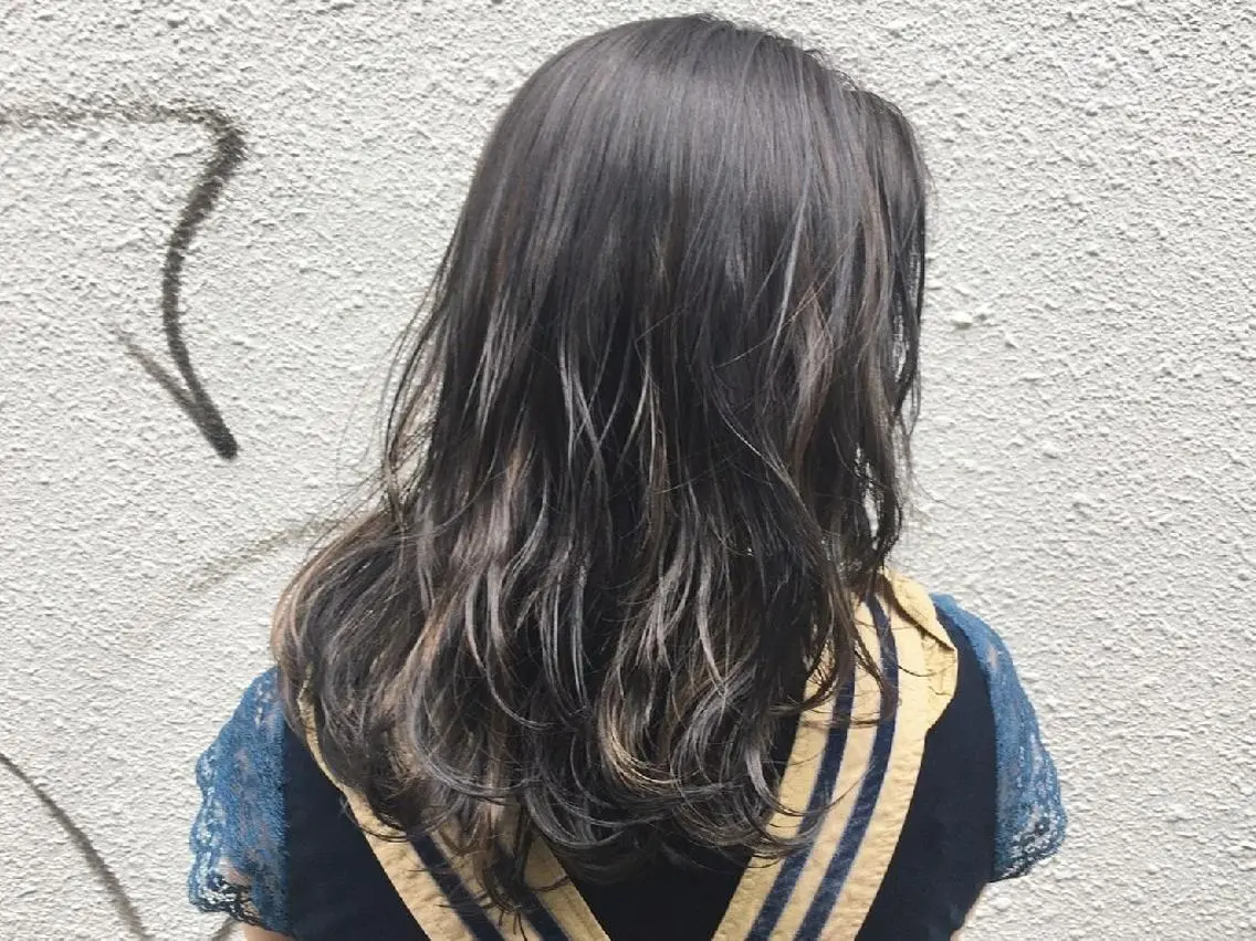セミロング カラー ヘアアレンジ 髪質改善 縮毛矯正/ レイヤー/銀座/本木のヘアスタイル