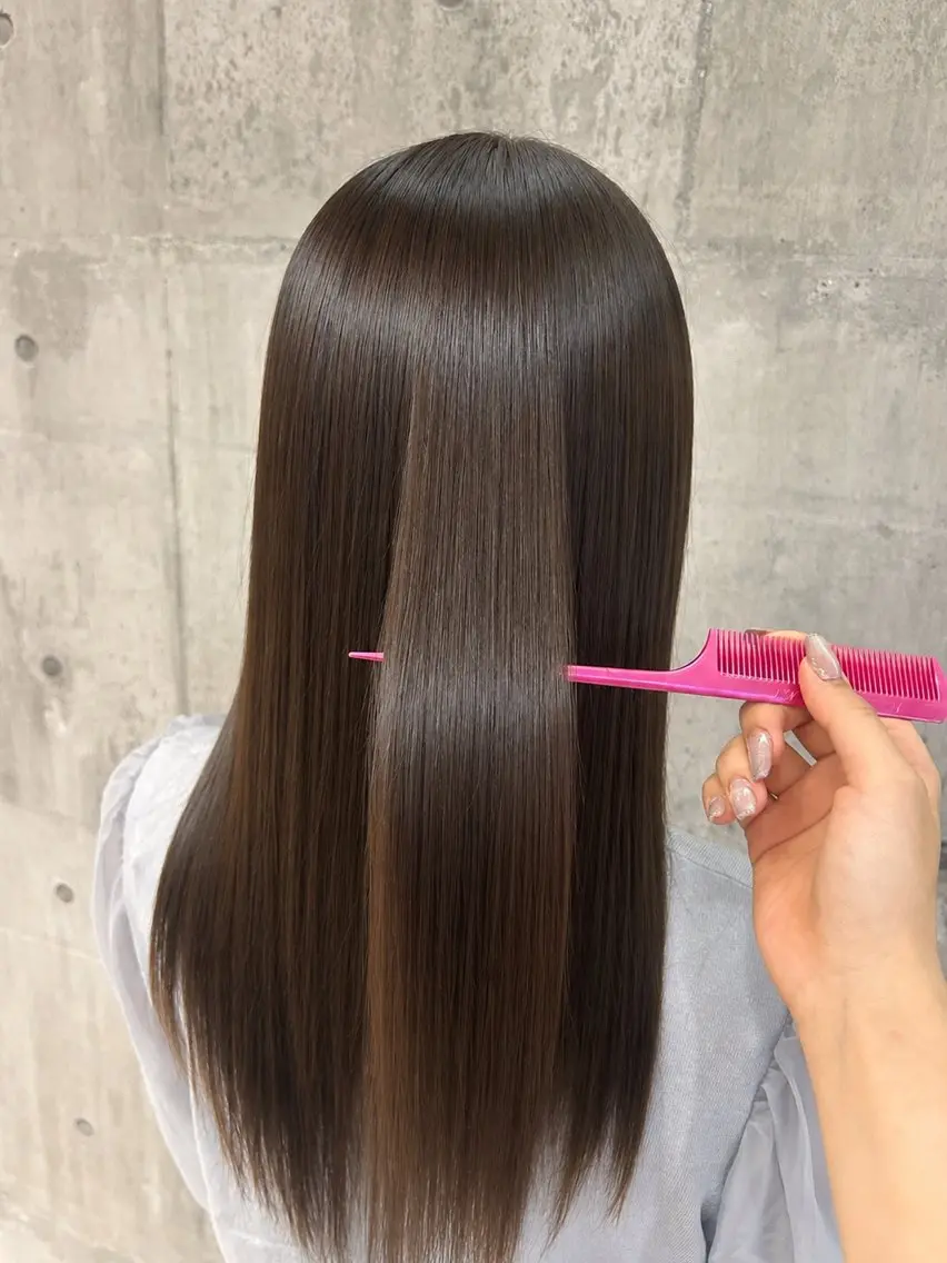 セミロング トリートメント EARTH平塚 🎀白石 りおん🤍のヘアスタイル