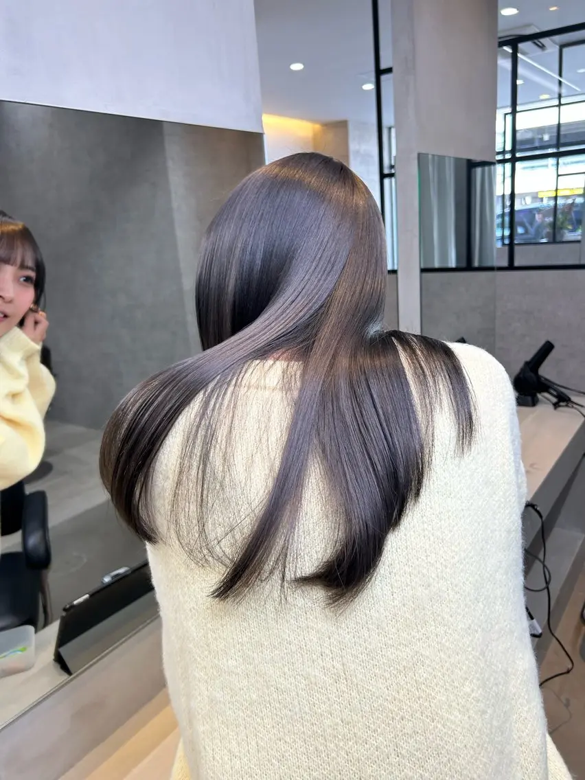セミロング カット ヘッドスパ 一ノ瀬 暁のヘアスタイル