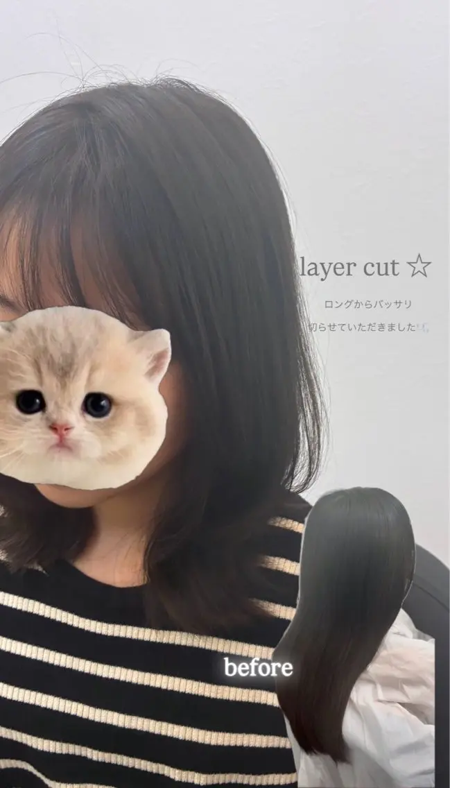 デザインカットの写真