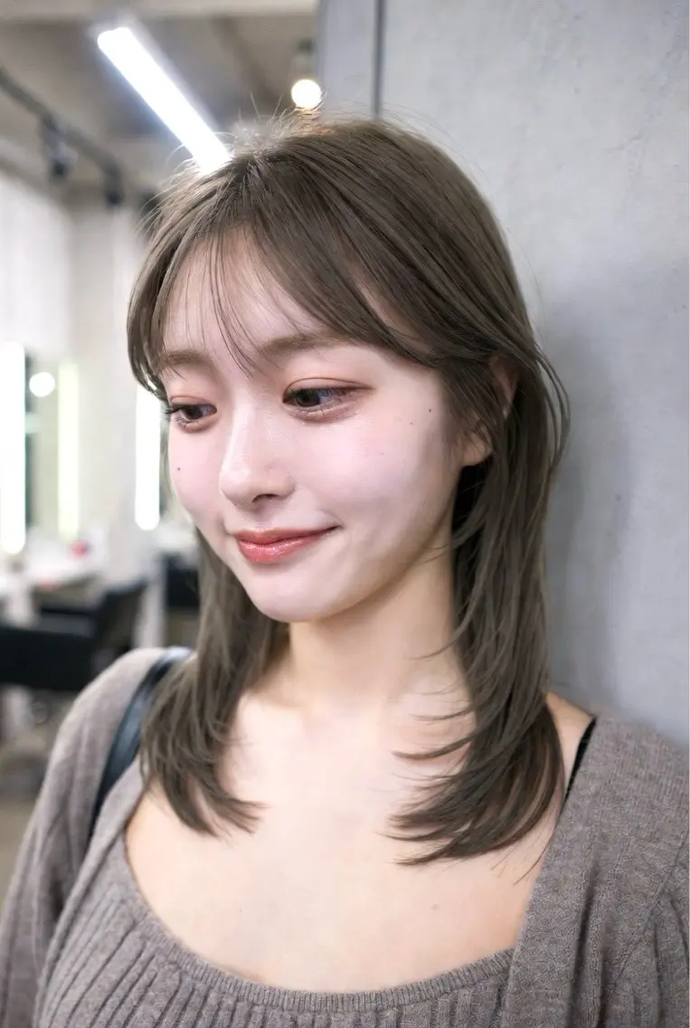 ミディアム カラー カット ヘアカラー トリートメント ヘッドスパ 似合わせ特化/ itta𓂃🫧‪のヘアスタイル