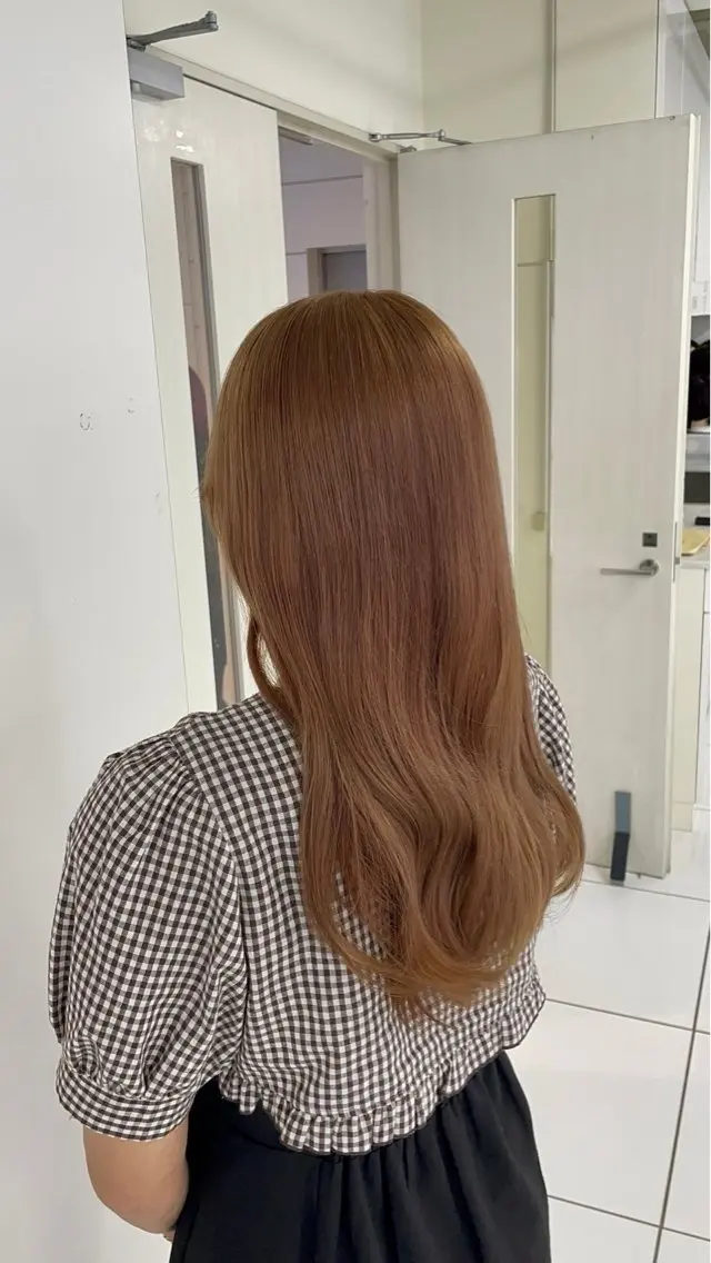 カラー ベージュカラー 須藤 向日葵のヘアスタイル