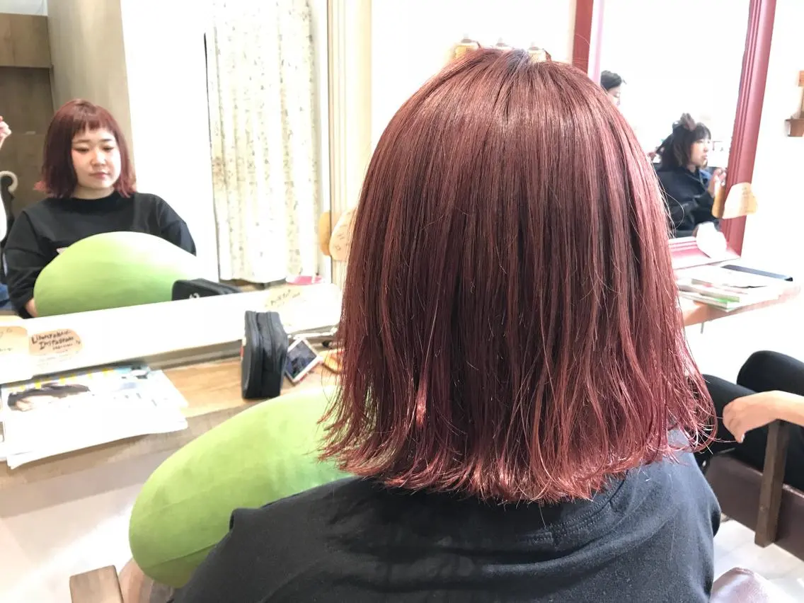 ショート カラー ピンクカラー メンズ指名多数!! 田島史也のヘアスタイル