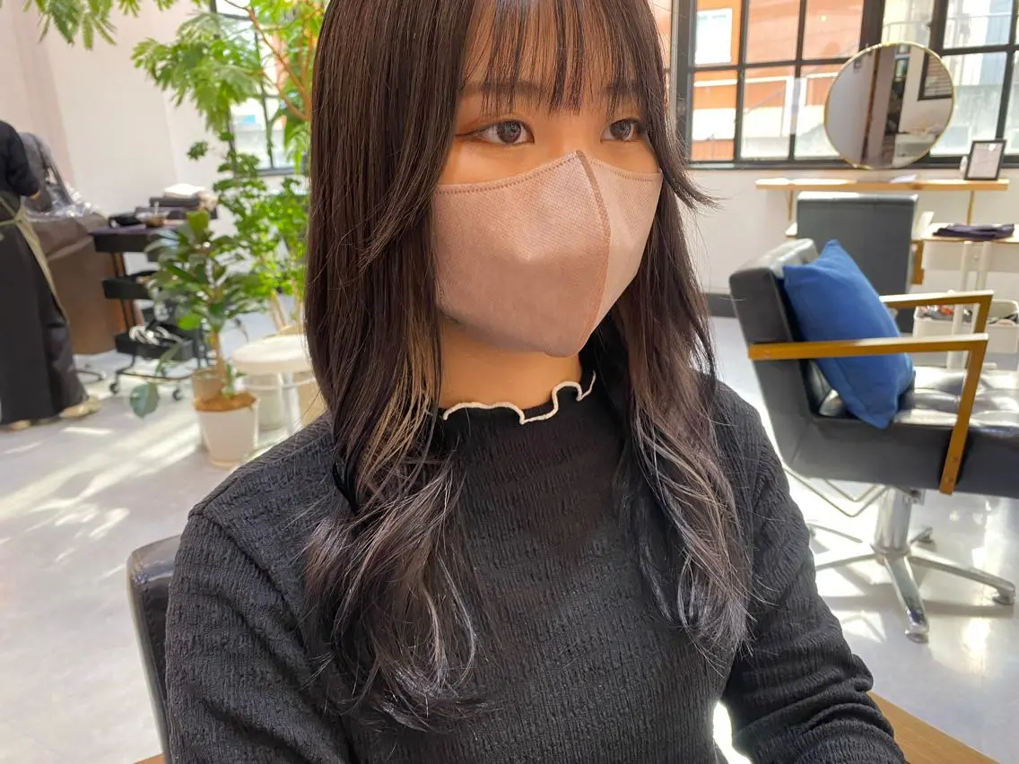 ロング カラー ダブルカラー イルミナカラー インナーカラー ロング トリートメント CARICIA🌱 masaeのヘアスタイル