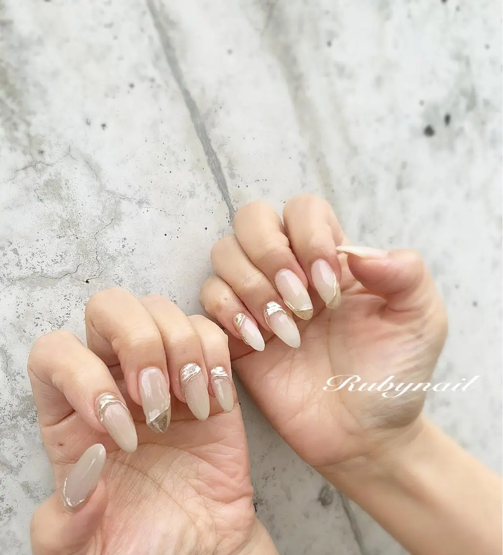 ネイル ミラーネイル プライベートサロン Rubynailのネイルデザイン