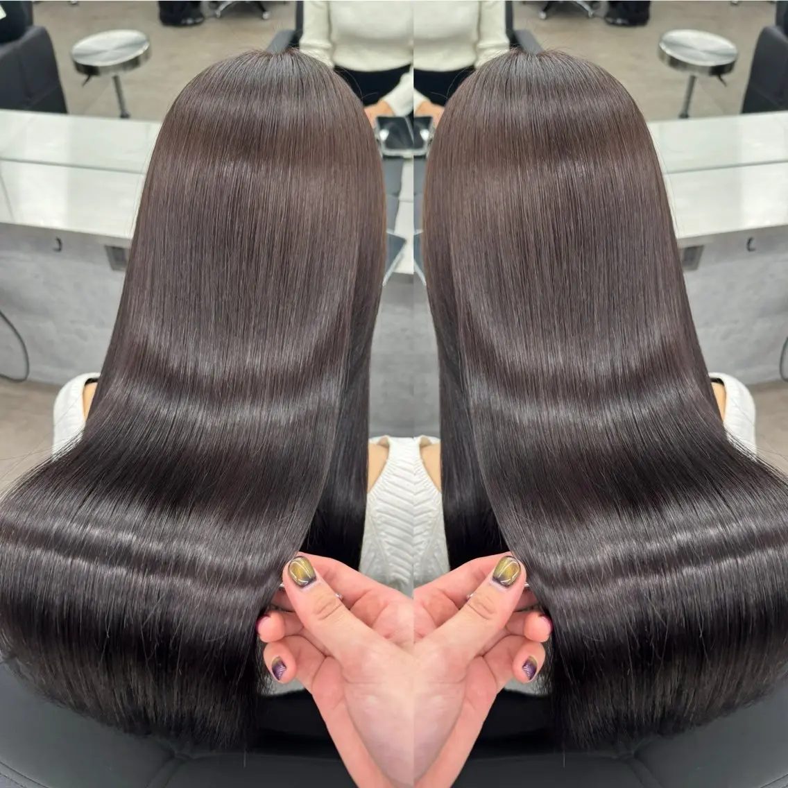 ロング カラー 髪質改善 縮毛矯正 カット ヘアカラー トリートメント ヘッドスパ 🌈代表 🌈macotoのヘアスタイル