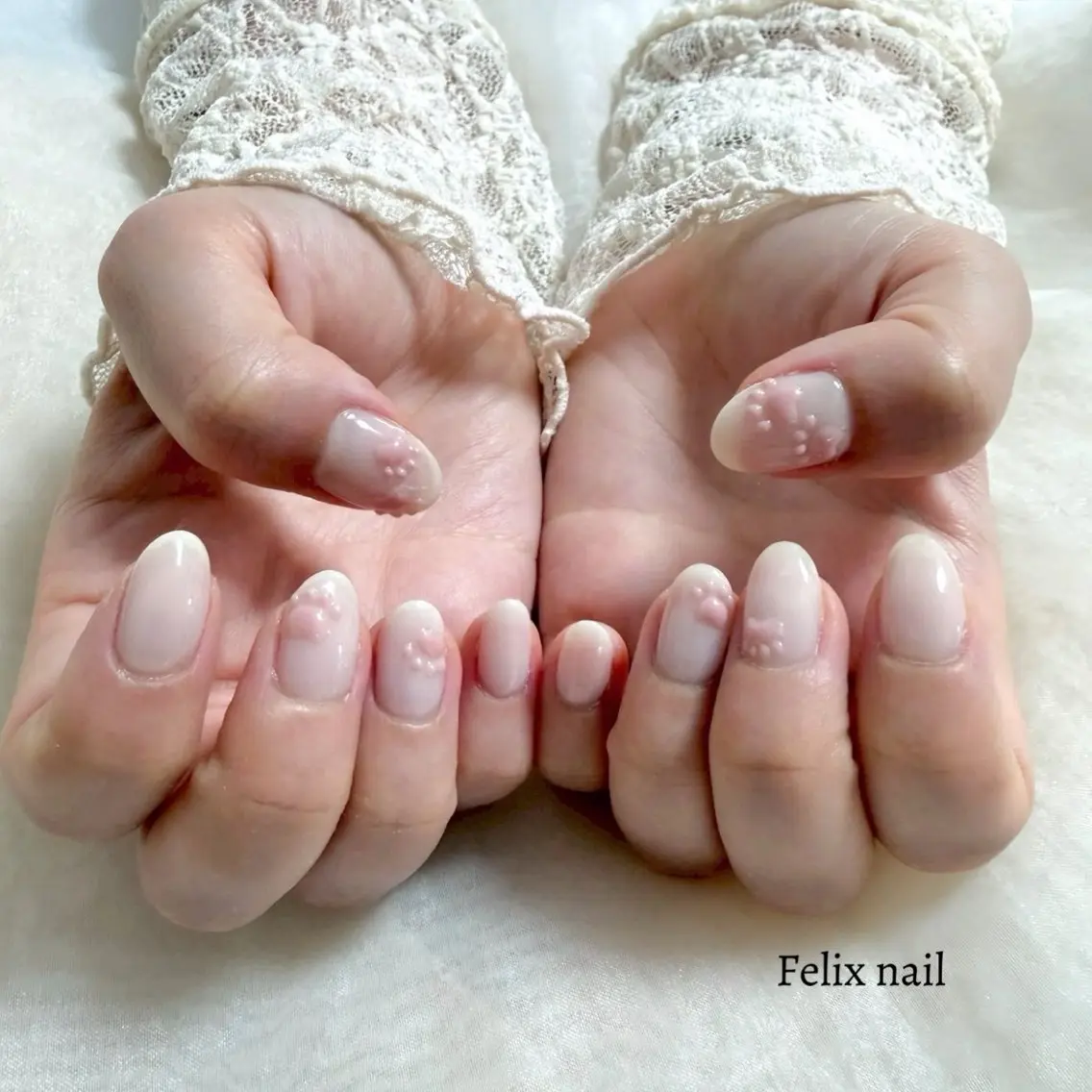 ネイル ハンドネイル Felixnail TANAKA🐰🤍のネイルデザイン