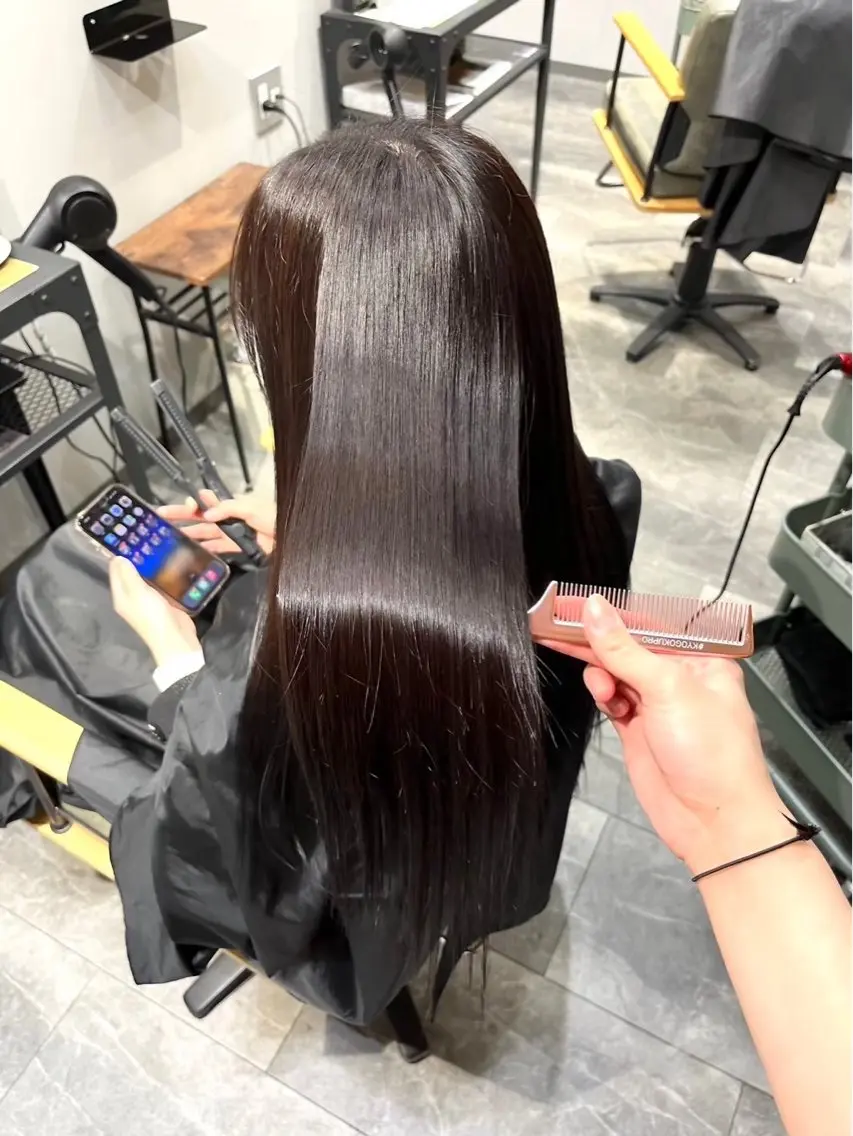 ロング トリートメント 大中 希実のヘアスタイル