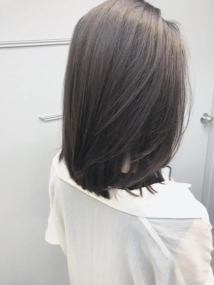 髪質改善カット+髪質改善カラー+トリートメントの写真