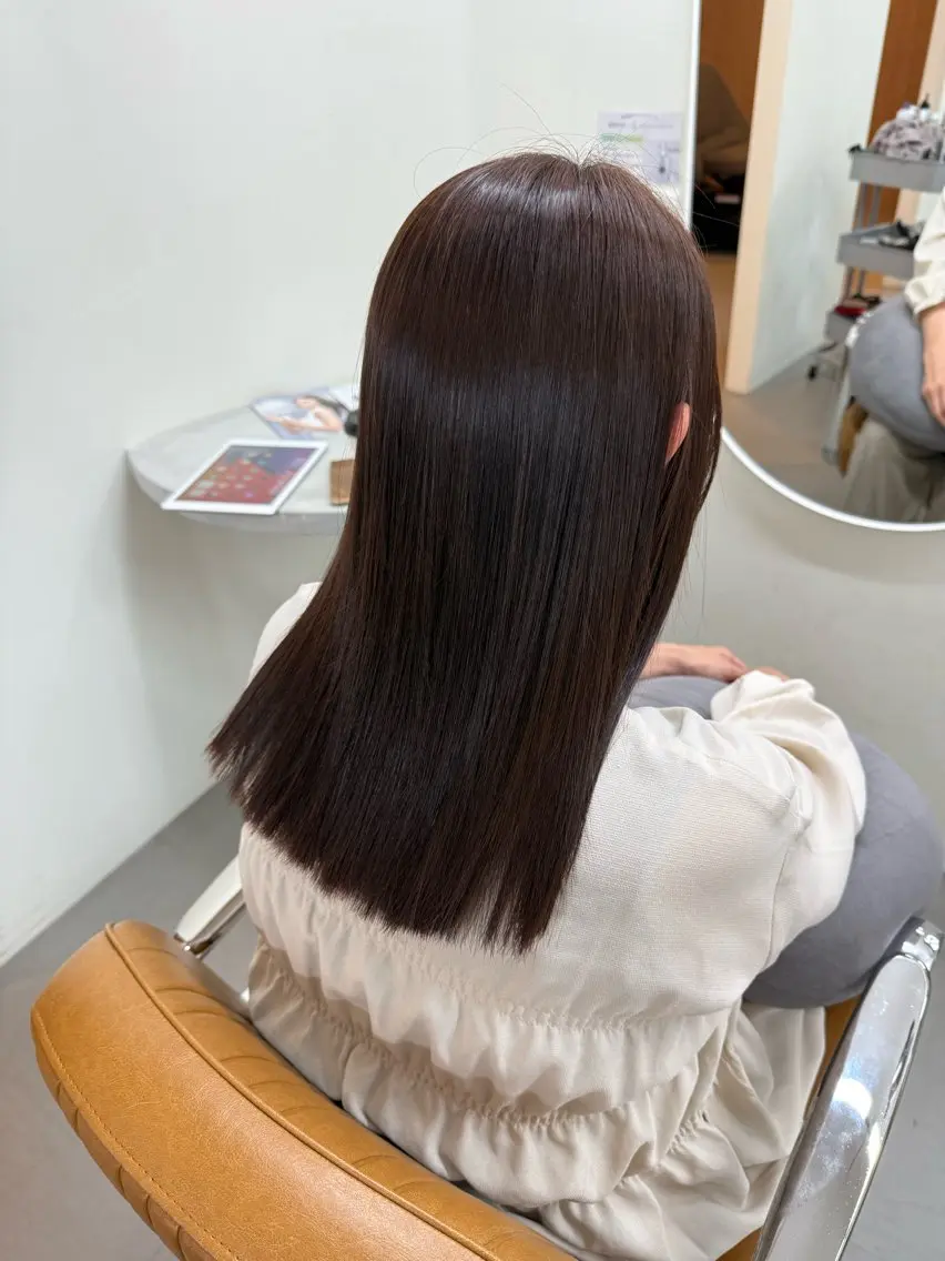 パーマ 縮毛矯正 檜 果歩のヘアスタイル