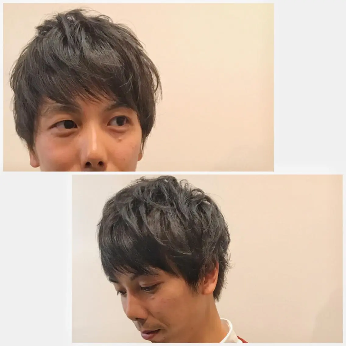 ショート カラー パーマ メンズ メンズパーマ 中村 梨沙のマツエク・マツパデザイン