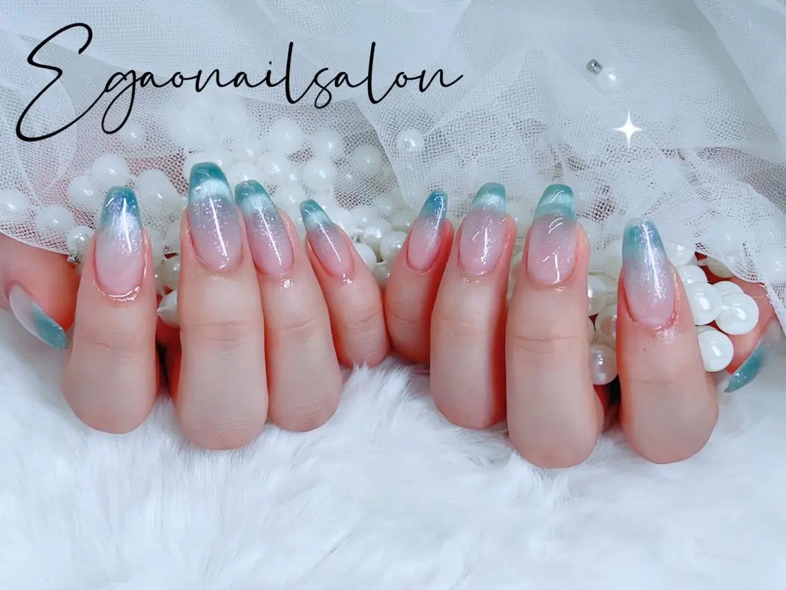 ネイル アートネイル フットネイル フレンチネイル ジェルネイル グラデーション ハンドネイル EGAO NAIL 錦糸町店のネイルデザイン