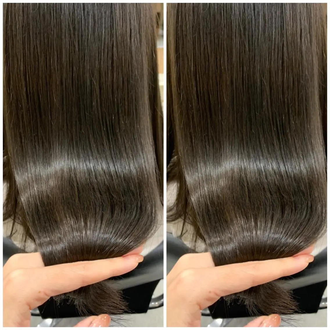 ロング カラー トリートメント 髪質改善🩵艶髪 ストレート🩵山口のヘアスタイル