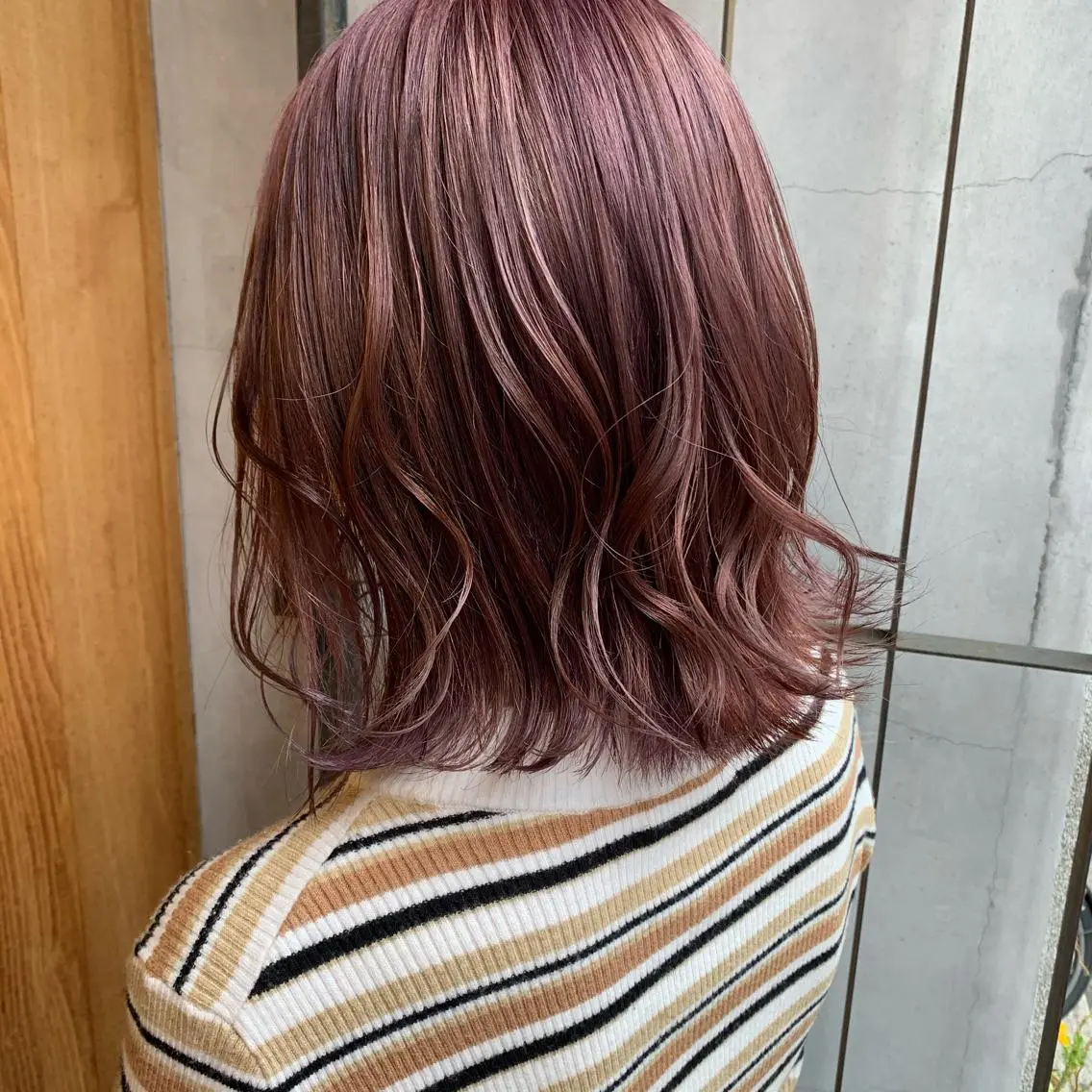 ミディアム ヘアカラー トリートメント 艶髪color💎髪 質改善ストレート大吉のヘアスタイル