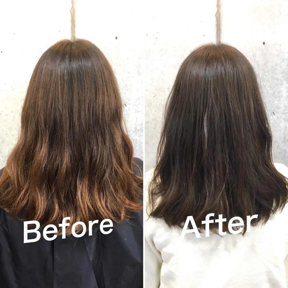 カラー アディクシーカラー オレンジ カット トリートメント 佐瀬竜矢PRIMAL /portのヘアスタイル