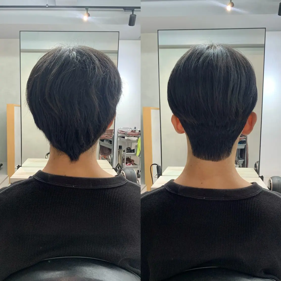 ショート メンズ ダウンパーマ メンズ韓国風 メンズパーマ 韓国風ヘア 縮毛矯正 カサイ ミユのヘアスタイル