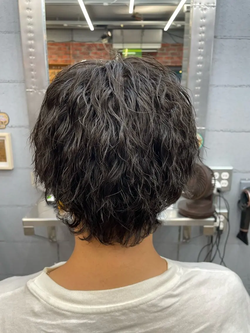 パーマ メンズ 🎀ブリーチ/メンズ ひより🎀のヘアスタイル