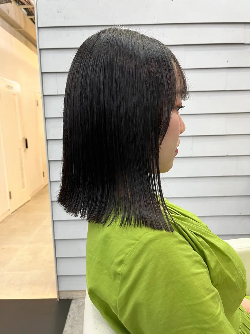 ショート カラー ボブ カット ヘアカラー トリートメント ダブルカラー メンズパーマ大成のヘアスタイル
