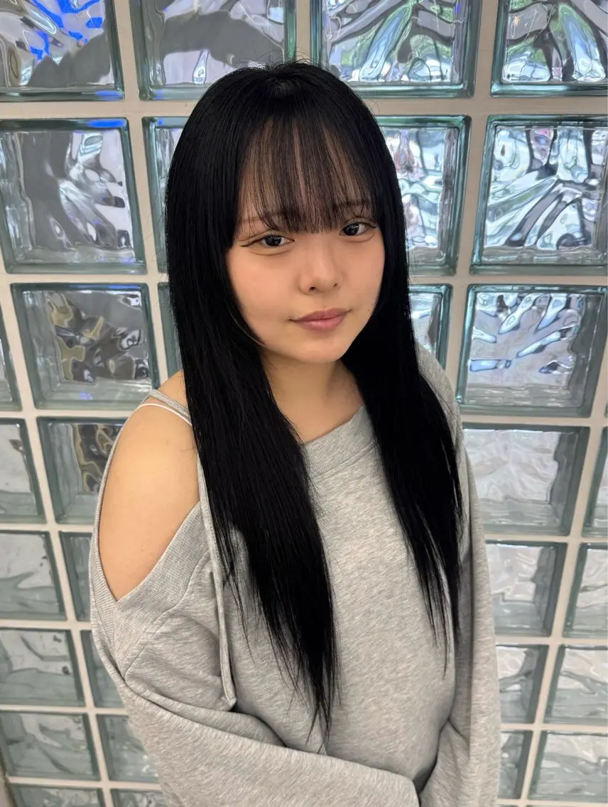 ロング 韓国風ヘア ロング エクステ Nene /Roverのヘアスタイル