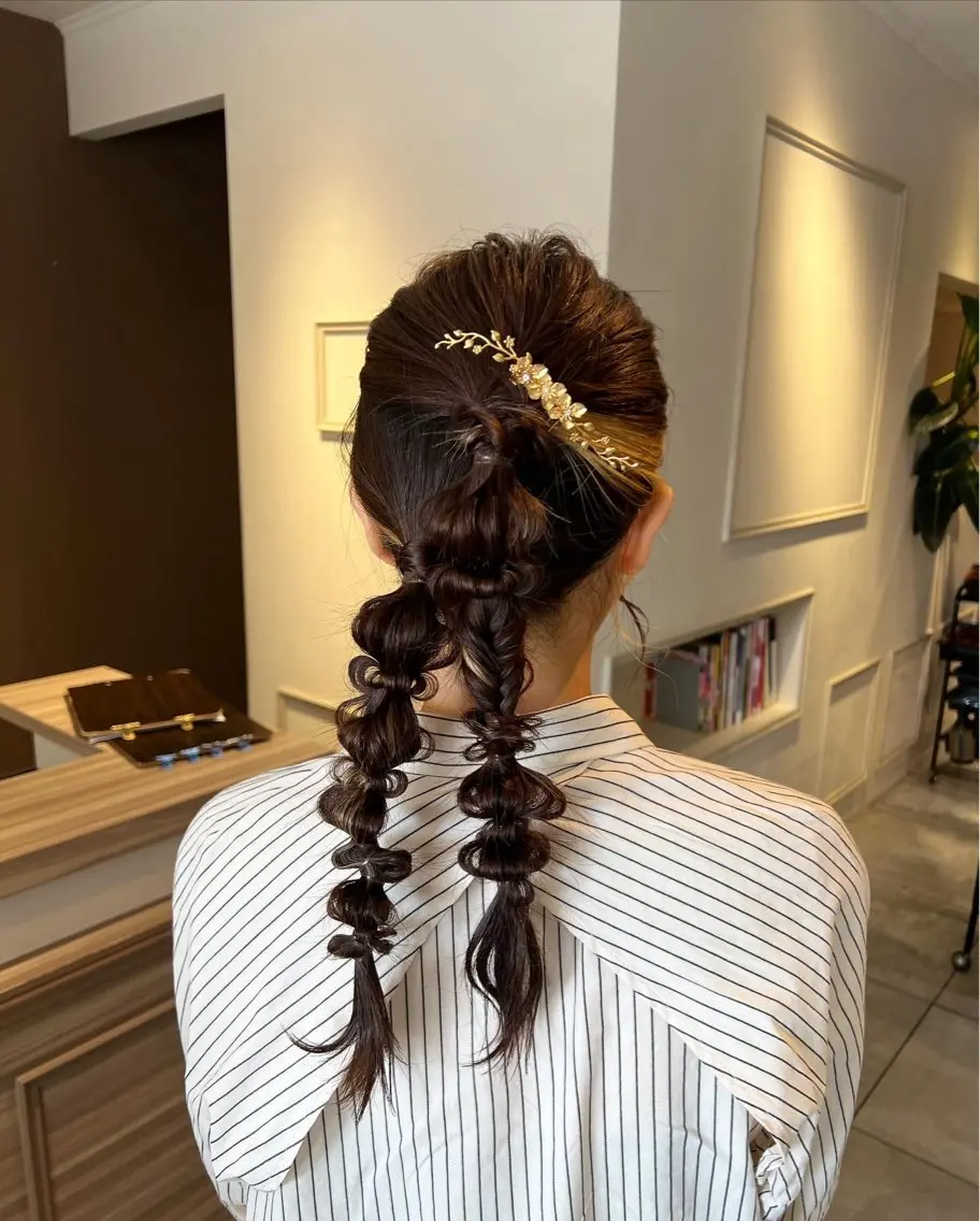 セミロング ヘアセット 西村 美羽のヘアスタイル