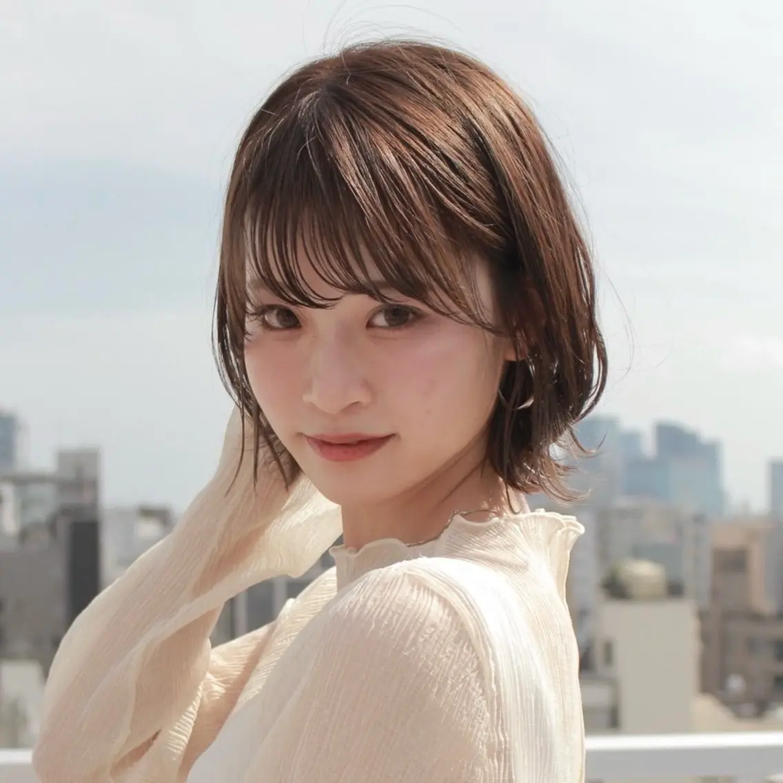 ショート 小顔カット/パーマ ୨୧ RISAKOのヘアスタイル