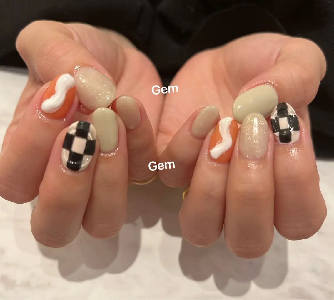 ネイル アートネイル ジェルネイル GEM beautyのマツエク・マツパデザイン
