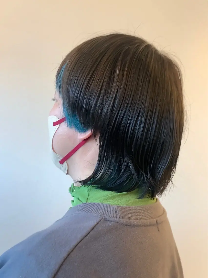 カラー カット ヘアカラー milis 知崎春奈のヘアスタイル