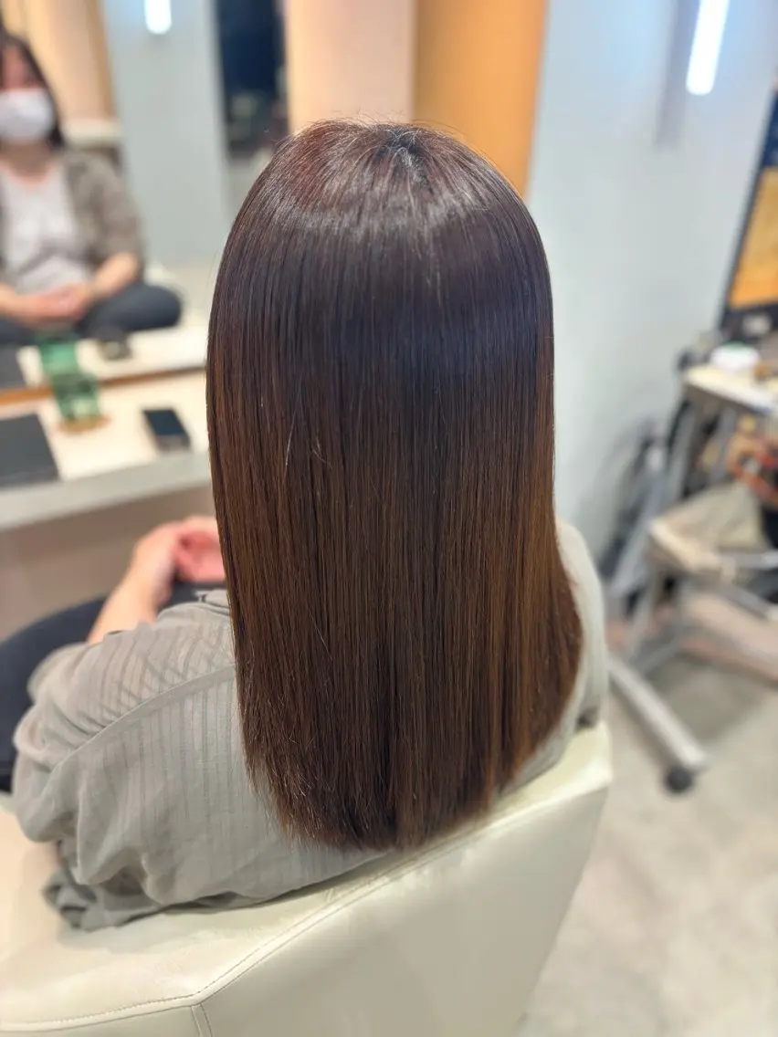 縮毛矯正 ROSA このかのヘアスタイル