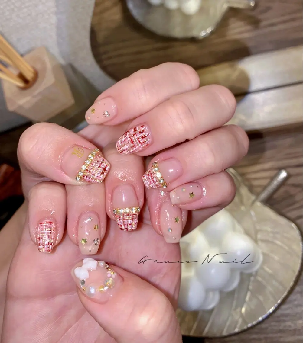 ネイル 持ち込み ハンドネイル ☆*。Grace Nail。*☆のネイルデザイン