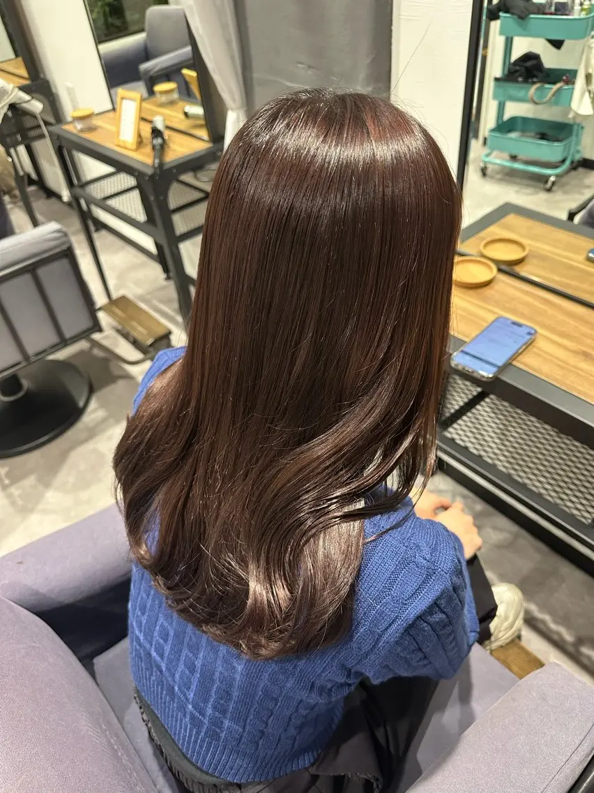 ロング 稲本麻衣 【韓国ヘア】のヘアスタイル