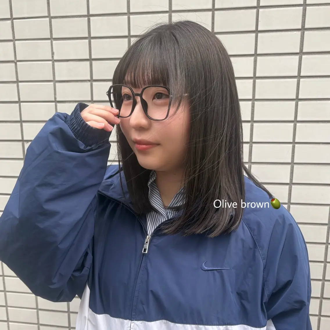 ミディアム カラー ブラウンカラー 透明感カラー オリーブブラウン ヘアカラー トリートメント 透明感カラー/艶髪/ 髪質改善/YUI🫧のヘアスタイル