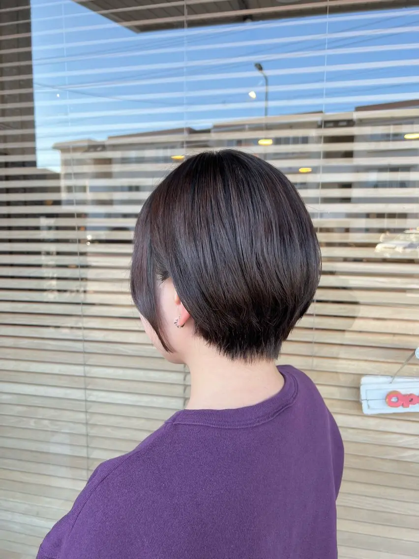 ショート 似合わせカット ショートヘア Rion/髪質改善/ 似合わせボブ/メンズのヘアスタイル
