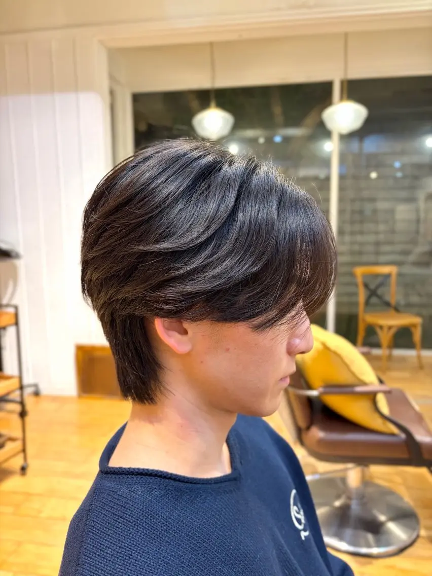 メンズ メンズパーマ カット パーマ 丸みショート/ ショート特化/健太郎のヘアスタイル
