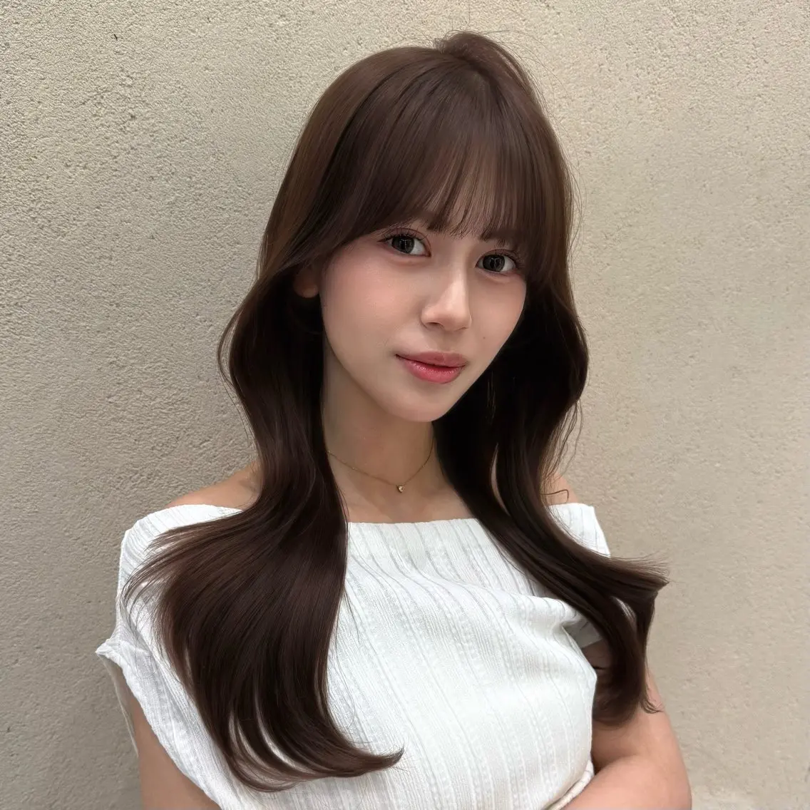 ロング カラー ベージュカラー ブリーチ 透明感カラー ダブルカラー ミルクティーベージュ カット ヘアカラー トリートメント 韓国レイヤーカット 🧸ベージュカラーのヘアスタイル