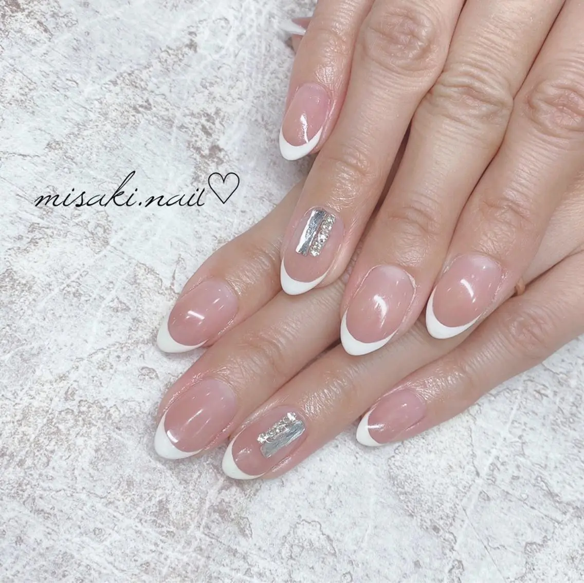 ネイル 韓国ネイル ワンホンネイル ハンドネイル nailsalon miinailsのネイルデザイン