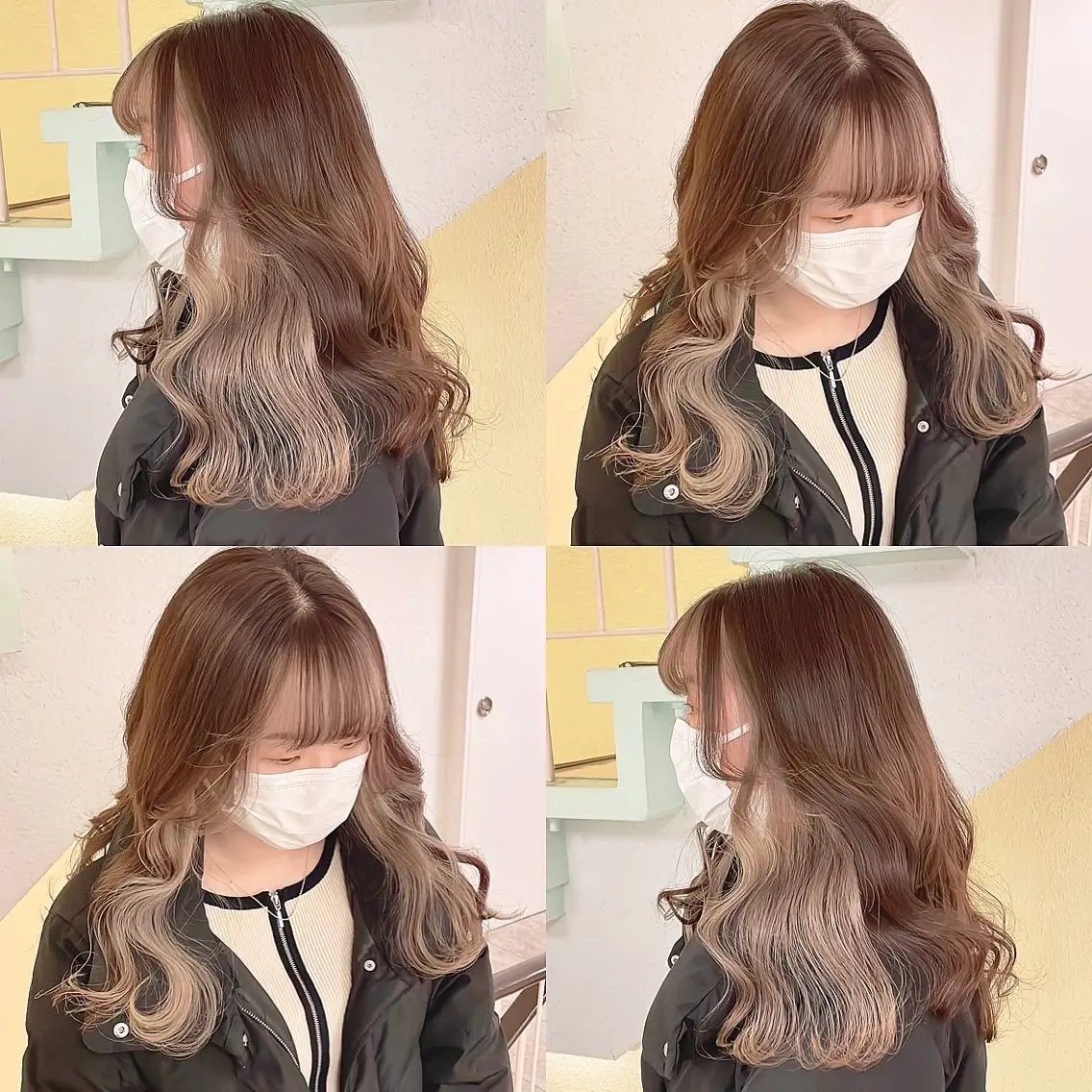 カラー ヘアカラー トリートメント 渋谷:インナーカラー /🍒エリカ🍒のヘアスタイル