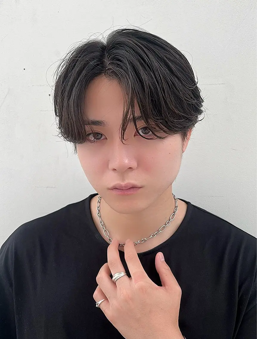 【ダメージが気になる方オススメ!】 メンズカット+ケアパーマ ¥22000→¥8000 【120分】の写真