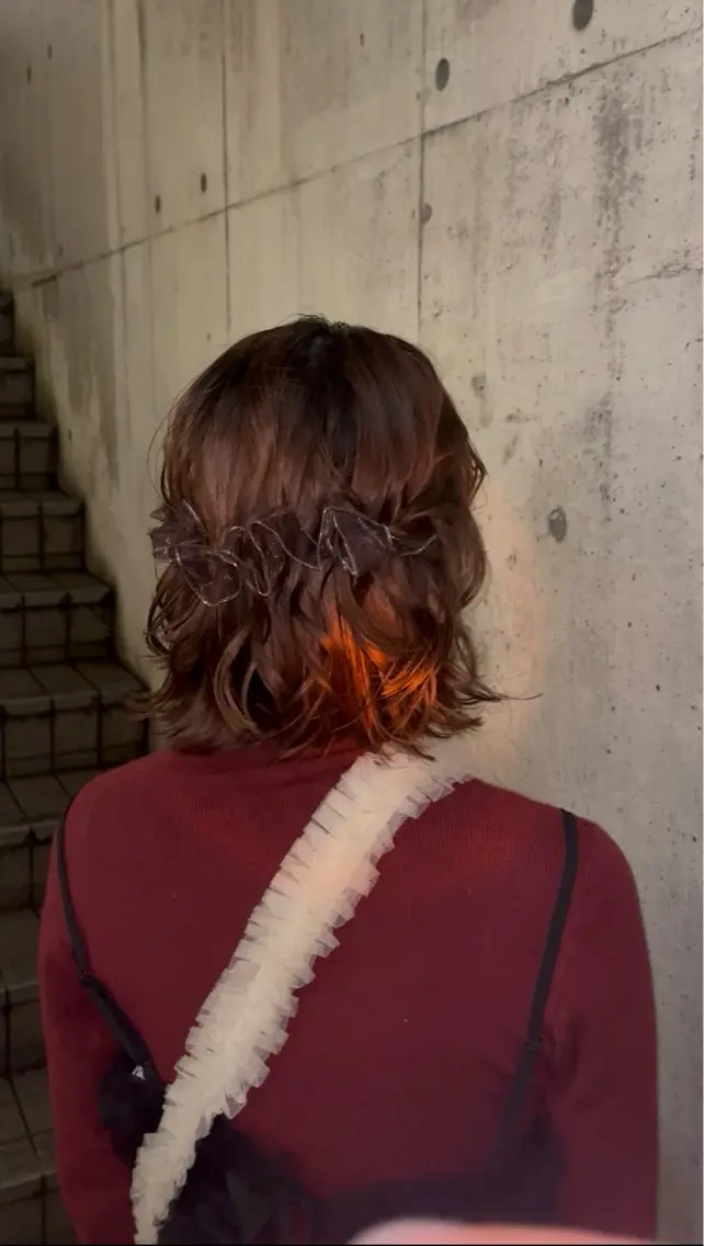 ミディアム ヘアアレンジ Konomura Neneのヘアスタイル